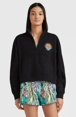 Discount O’Neill Sweater Cove Met Halve Rits | Black Out