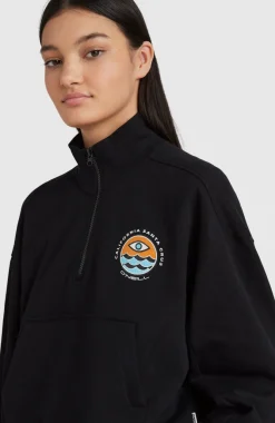 Discount O’Neill Sweater Cove Met Halve Rits | Black Out