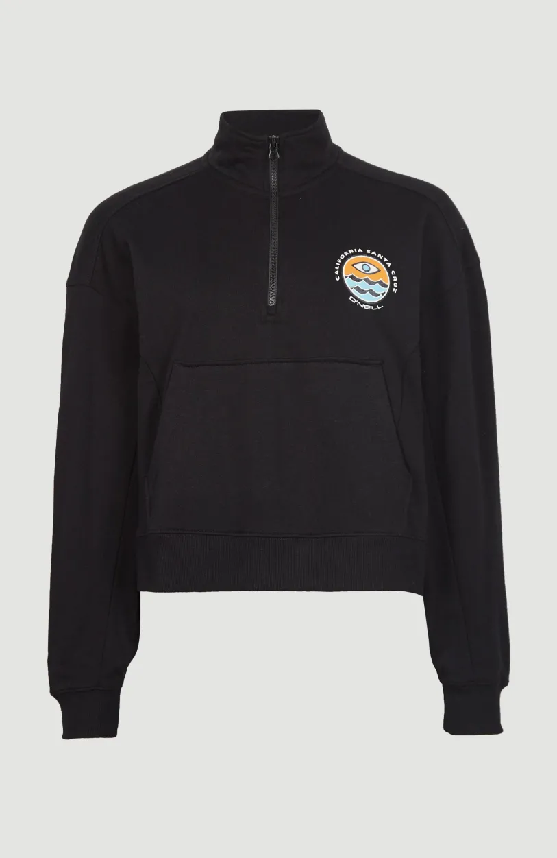 Discount O’Neill Sweater Cove Met Halve Rits | Black Out