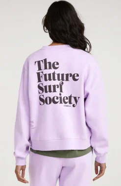 New O’Neill Sweater Future Surf Society Crew | Purple Rose