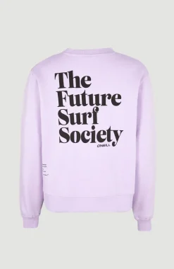 New O’Neill Sweater Future Surf Society Crew | Purple Rose