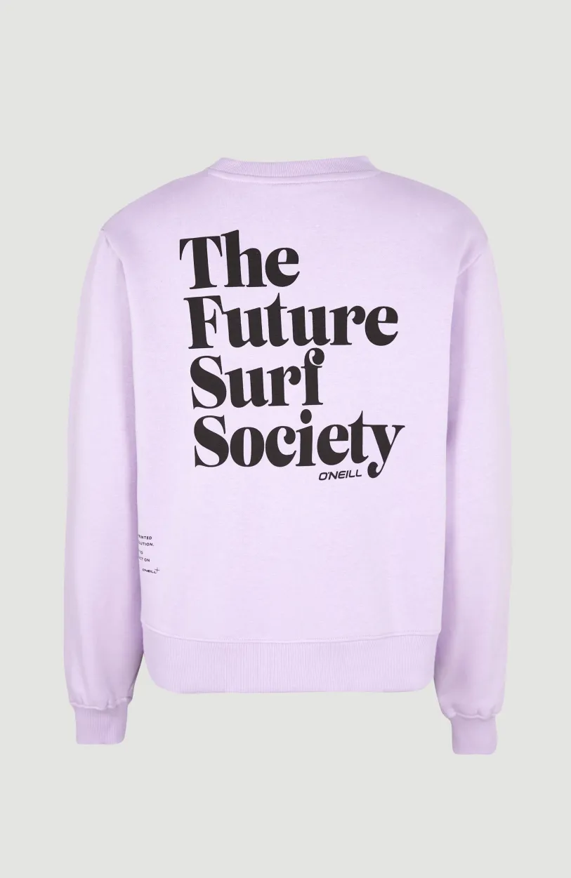 New O’Neill Sweater Future Surf Society Crew | Purple Rose