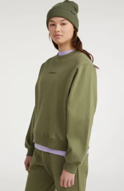 New O’Neill Sweater Future Surf Society Crew | Deep Lichen Green
