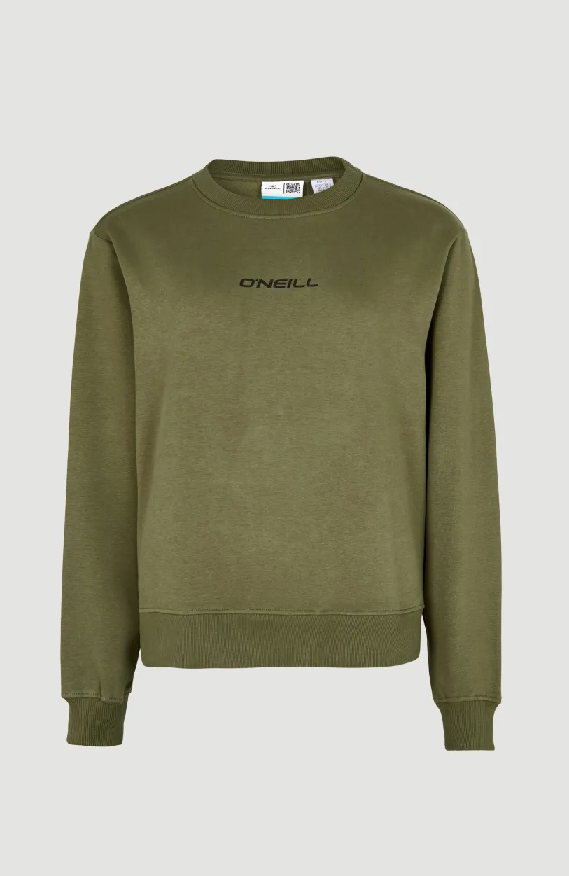 New O’Neill Sweater Future Surf Society Crew | Deep Lichen Green