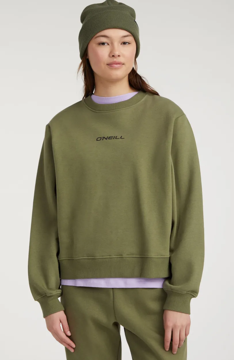 New O’Neill Sweater Future Surf Society Crew | Deep Lichen Green