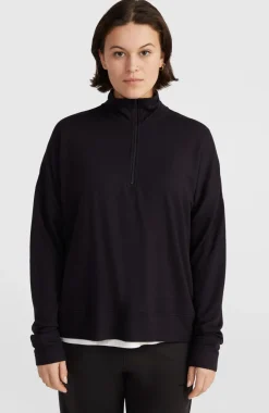 Best O’Neill Sweater Met Halve Rits | Black Out
