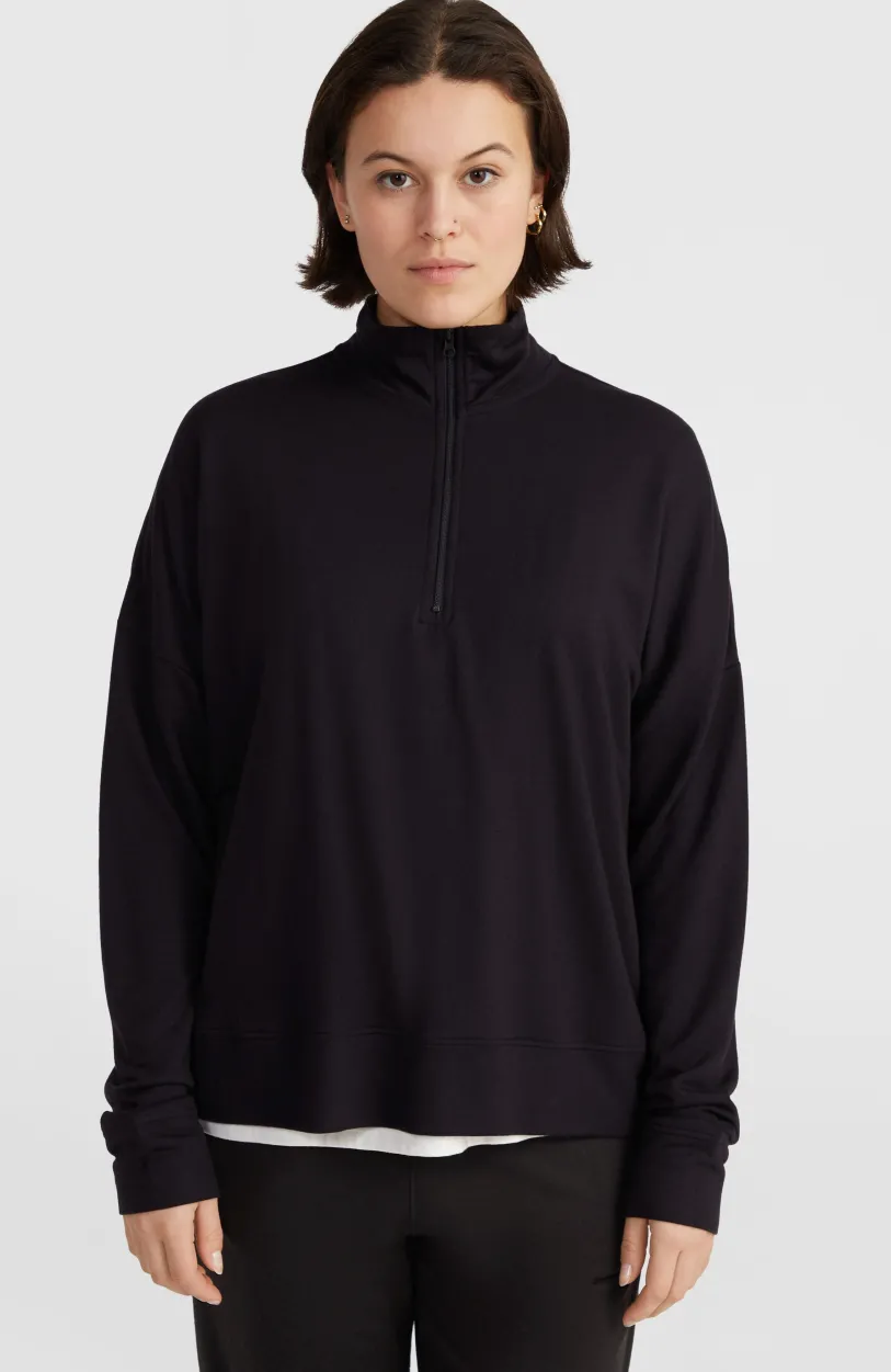 Best O’Neill Sweater Met Halve Rits | Black Out