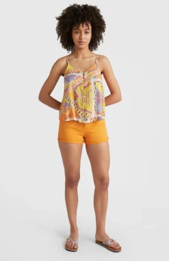 O’Neill Tanktop Tiare Woven | Yellow Scarf Print