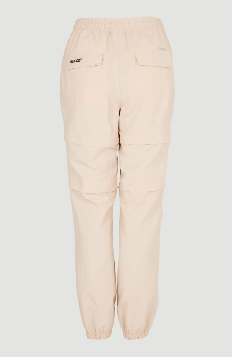 Hot O’Neill Tour Convertible High-Waist Zip Broek | Peach Whip