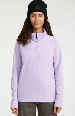 Outlet O’Neill Trui Clime Fleece Met Halve Rits | Purple Rose