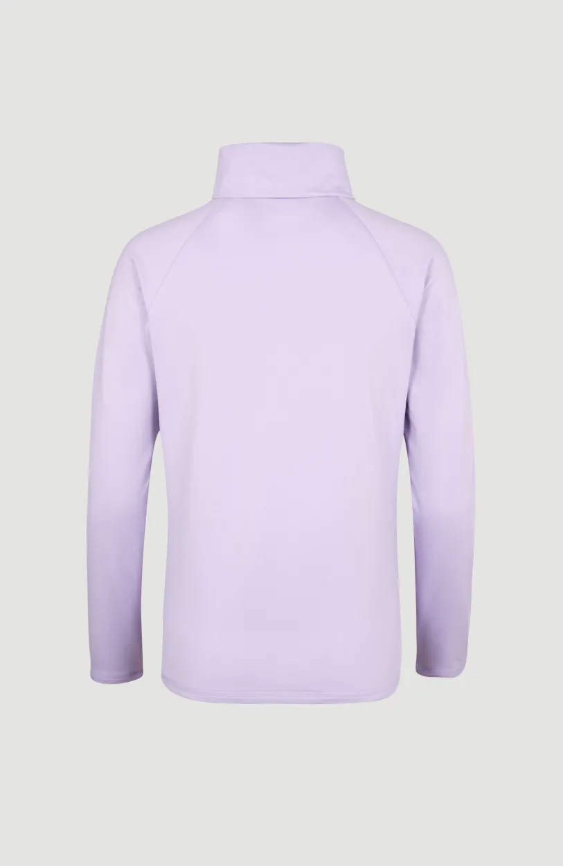 Outlet O’Neill Trui Clime Fleece Met Halve Rits | Purple Rose