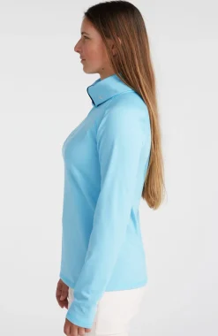 New O’Neill Trui Clime Fleece Met Halve Rits | Blue Wave