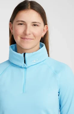 New O’Neill Trui Clime Fleece Met Halve Rits | Blue Wave