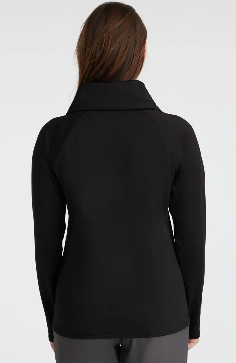 Outlet O’Neill Trui Clime Fleece Met Halve Rits | Black Out