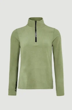 Outlet O’Neill Trui Jack's Fleece Met Halve Rits | Deep Lichen Green