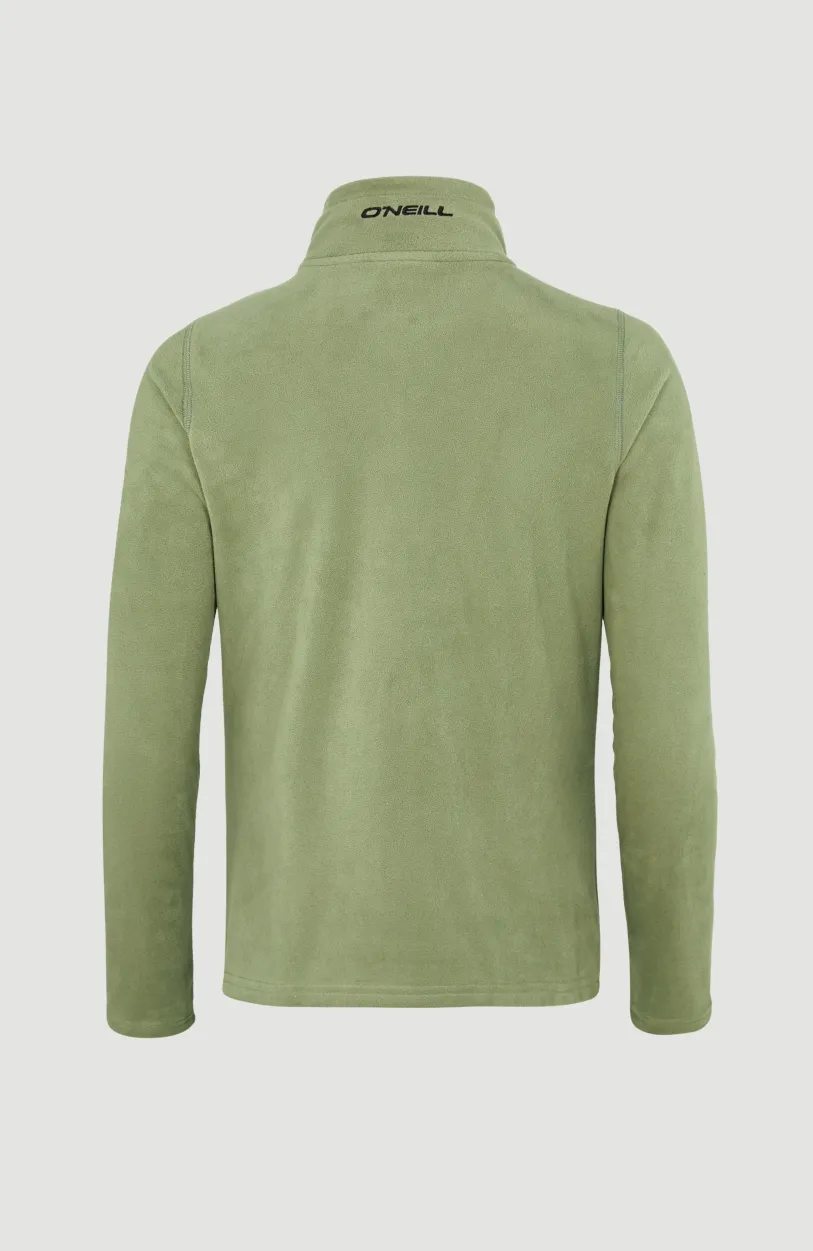 Outlet O’Neill Trui Jack's Fleece Met Halve Rits | Deep Lichen Green
