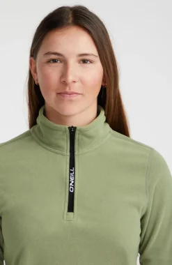 Outlet O’Neill Trui Jack's Fleece Met Halve Rits | Deep Lichen Green