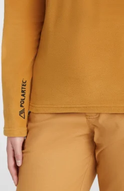 Clearance O’Neill Trui Jack's Fleece Met Halve Rits | Rich Caramel