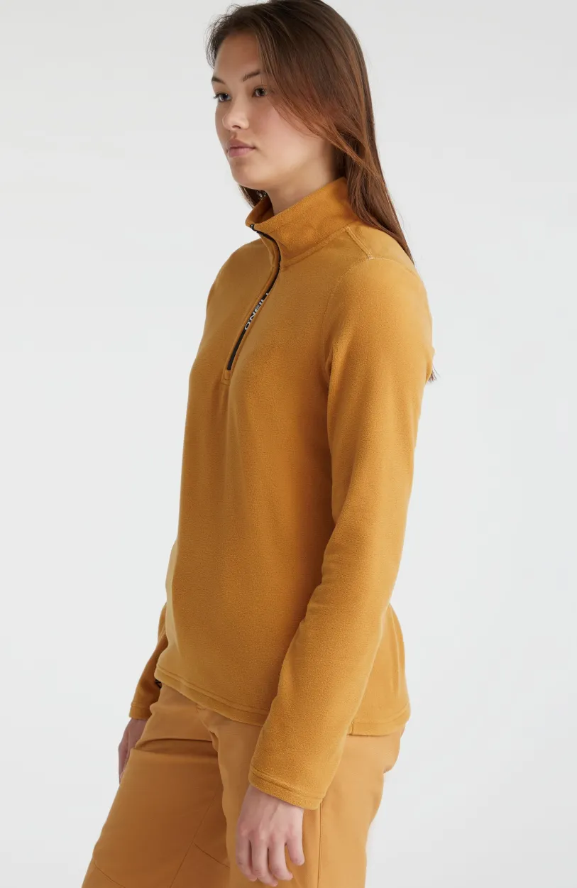 Clearance O’Neill Trui Jack's Fleece Met Halve Rits | Rich Caramel