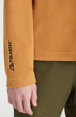 New O’Neill Trui Jack's Fleece Met Halve Rits | Rich Caramel
