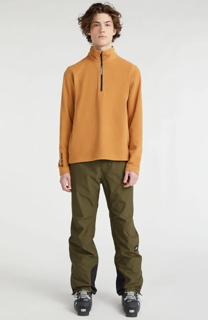 New O’Neill Trui Jack's Fleece Met Halve Rits | Rich Caramel