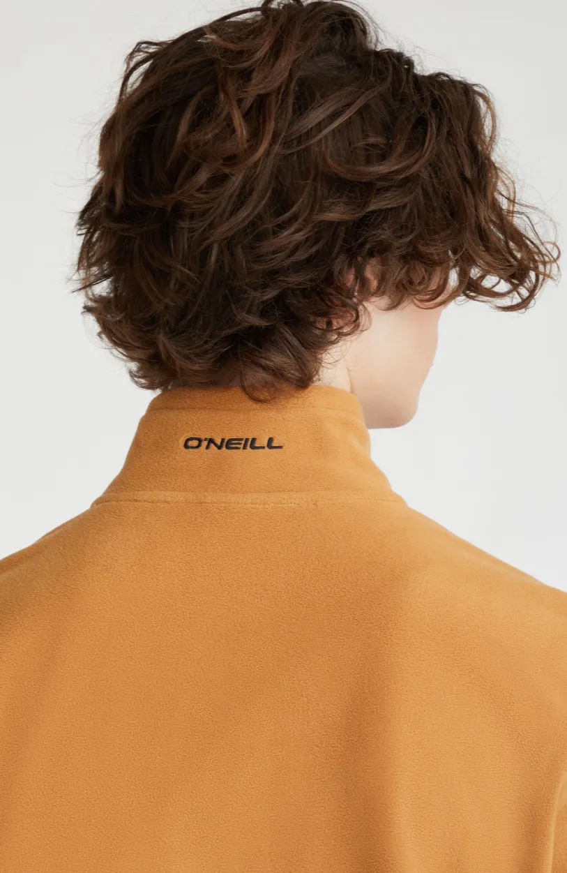 New O’Neill Trui Jack's Fleece Met Halve Rits | Rich Caramel