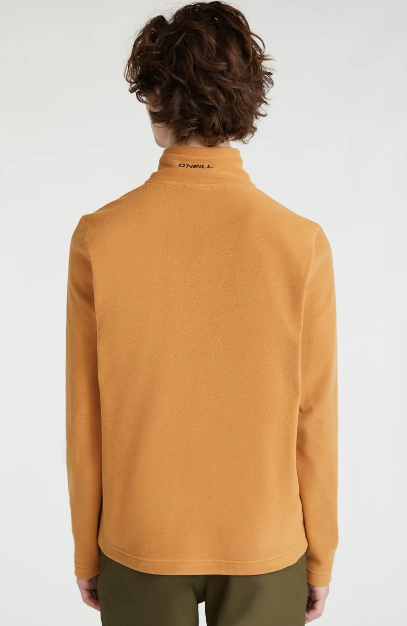 New O’Neill Trui Jack's Fleece Met Halve Rits | Rich Caramel