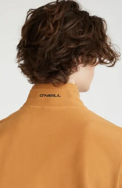 New O’Neill Trui Jack's Fleece Met Halve Rits | Rich Caramel