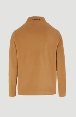 New O’Neill Trui Jack's Fleece Met Halve Rits | Rich Caramel