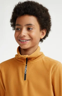 Clearance O’Neill Trui Jack's Fleece Met Halve Rits | Rich Caramel