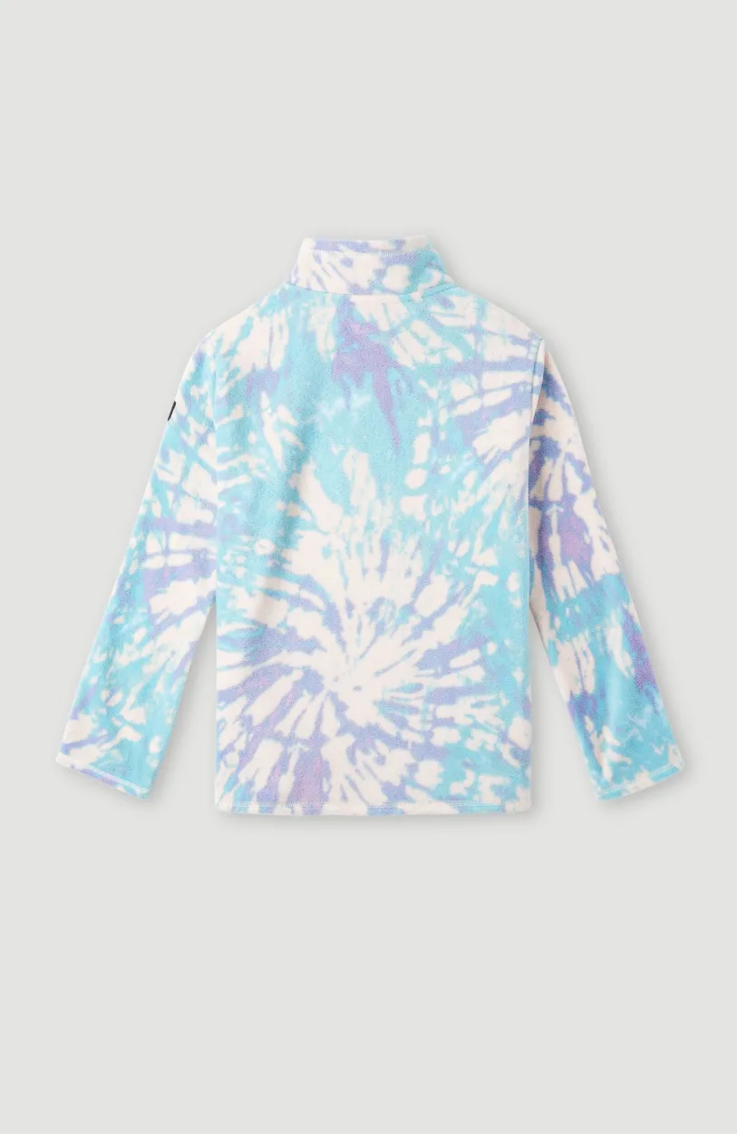 Outlet O’Neill Trui Printed Fleece Met Halve Rits | Pink Tie Dye