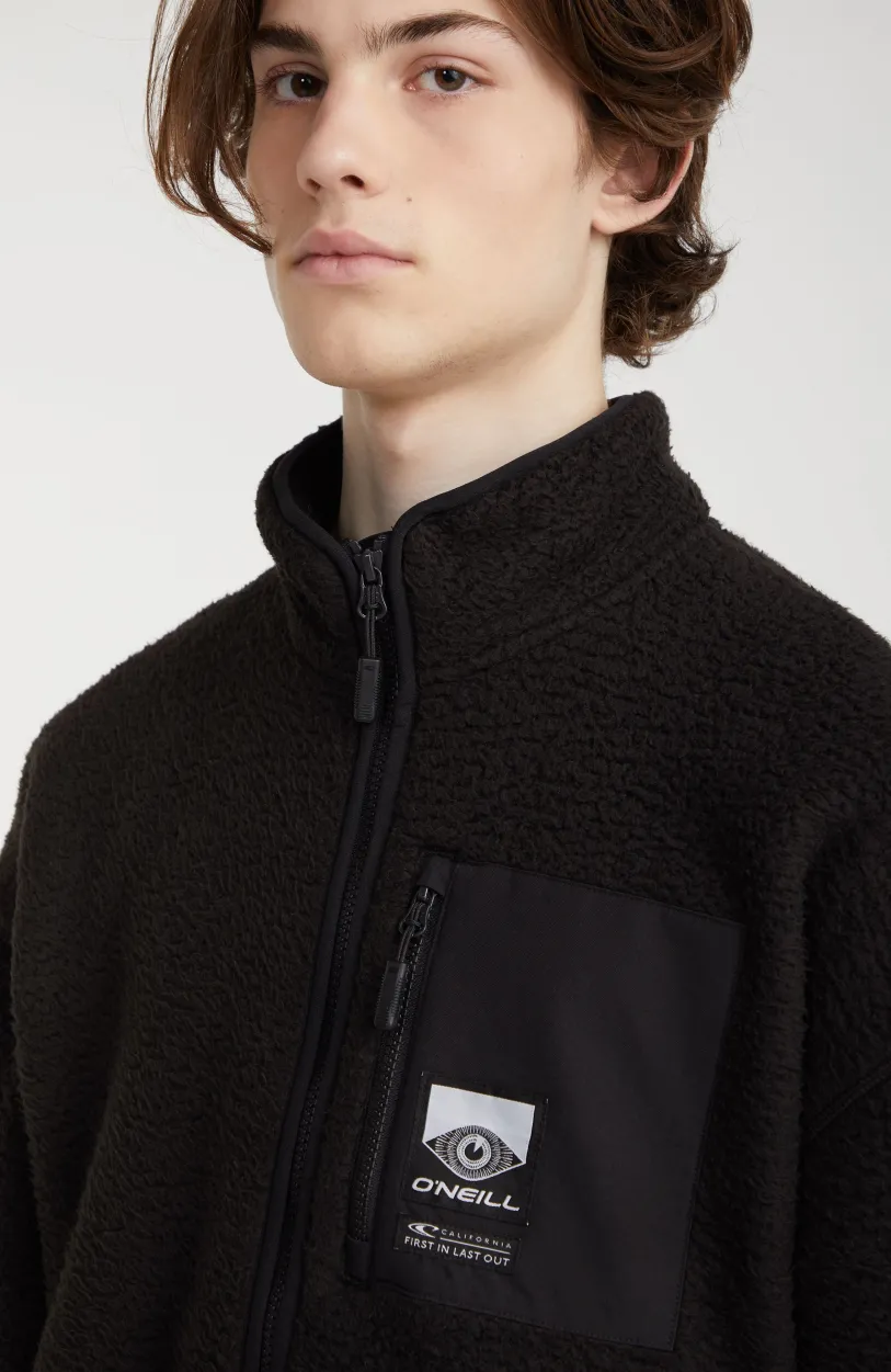Sale O’Neill Trui Surf Heroes Fleece Met Halve Rits | Black Out