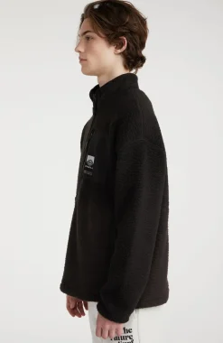 Sale O’Neill Trui Surf Heroes Fleece Met Halve Rits | Black Out