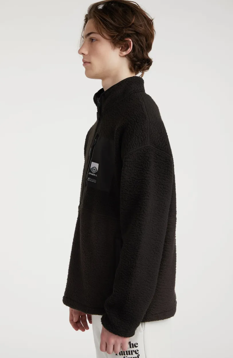 Sale O’Neill Trui Surf Heroes Fleece Met Halve Rits | Black Out