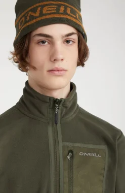 Hot O’Neill Trui Utility Light Fleece Met Halve Rits | Forest Night
