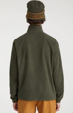 Hot O’Neill Trui Utility Light Fleece Met Halve Rits | Forest Night