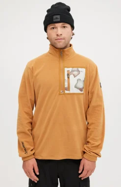 New O’Neill Trui Utility Light Fleece Met Halve Rits | Rich Caramel