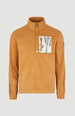 New O’Neill Trui Utility Light Fleece Met Halve Rits | Rich Caramel