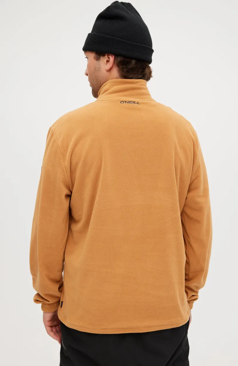 New O’Neill Trui Utility Light Fleece Met Halve Rits | Rich Caramel