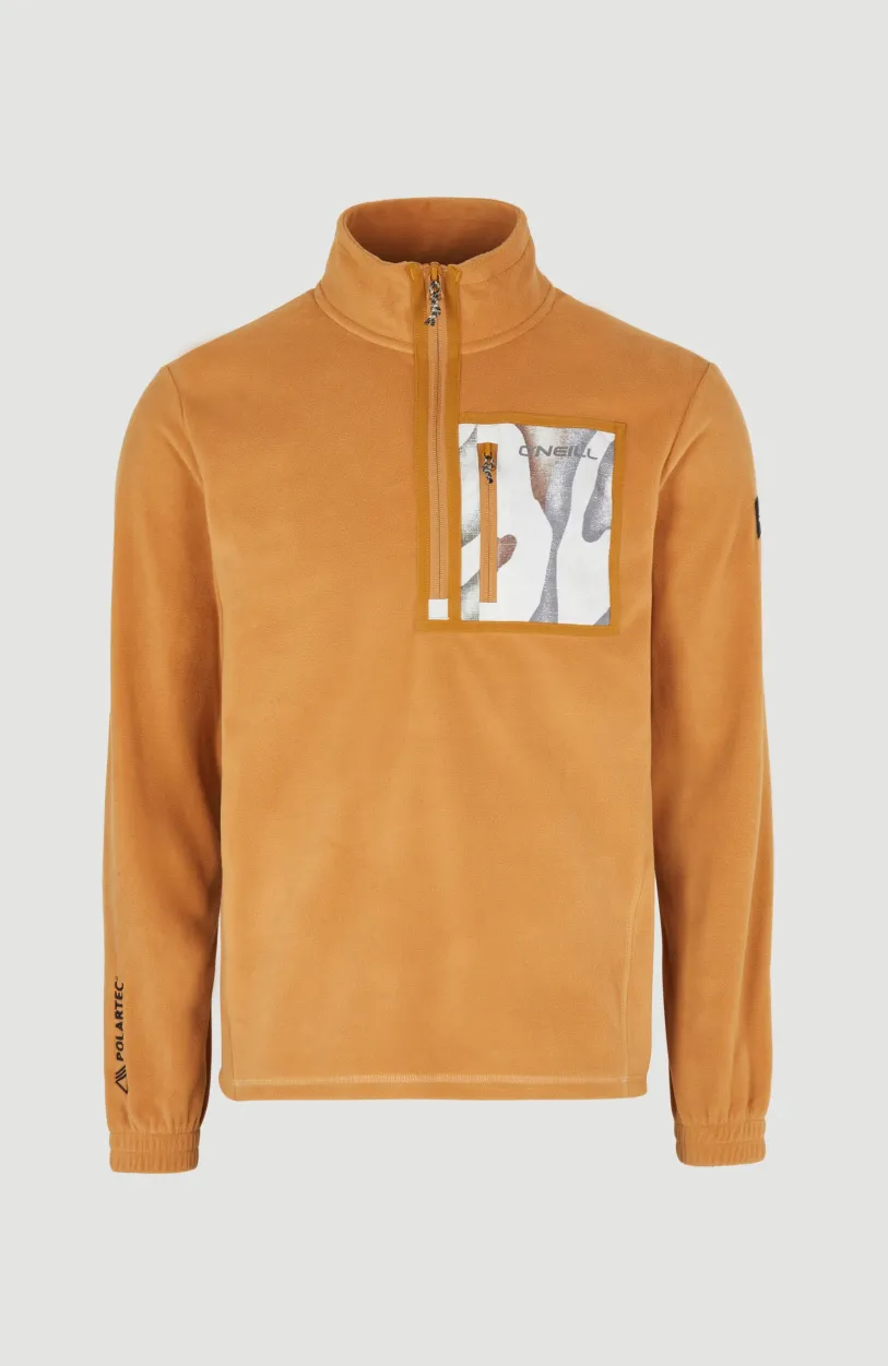 New O’Neill Trui Utility Light Fleece Met Halve Rits | Rich Caramel