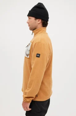 New O’Neill Trui Utility Light Fleece Met Halve Rits | Rich Caramel