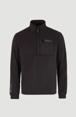 Online O’Neill Trui Utility Light Fleece Met Halve Rits | Black Out