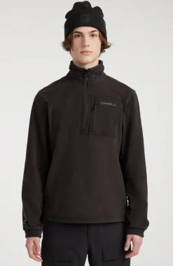 Online O’Neill Trui Utility Light Fleece Met Halve Rits | Black Out