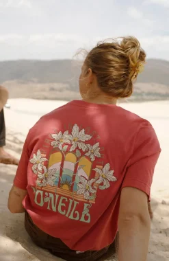 Clearance O’Neill T-shirt Allora Graphic | Red Orcher
