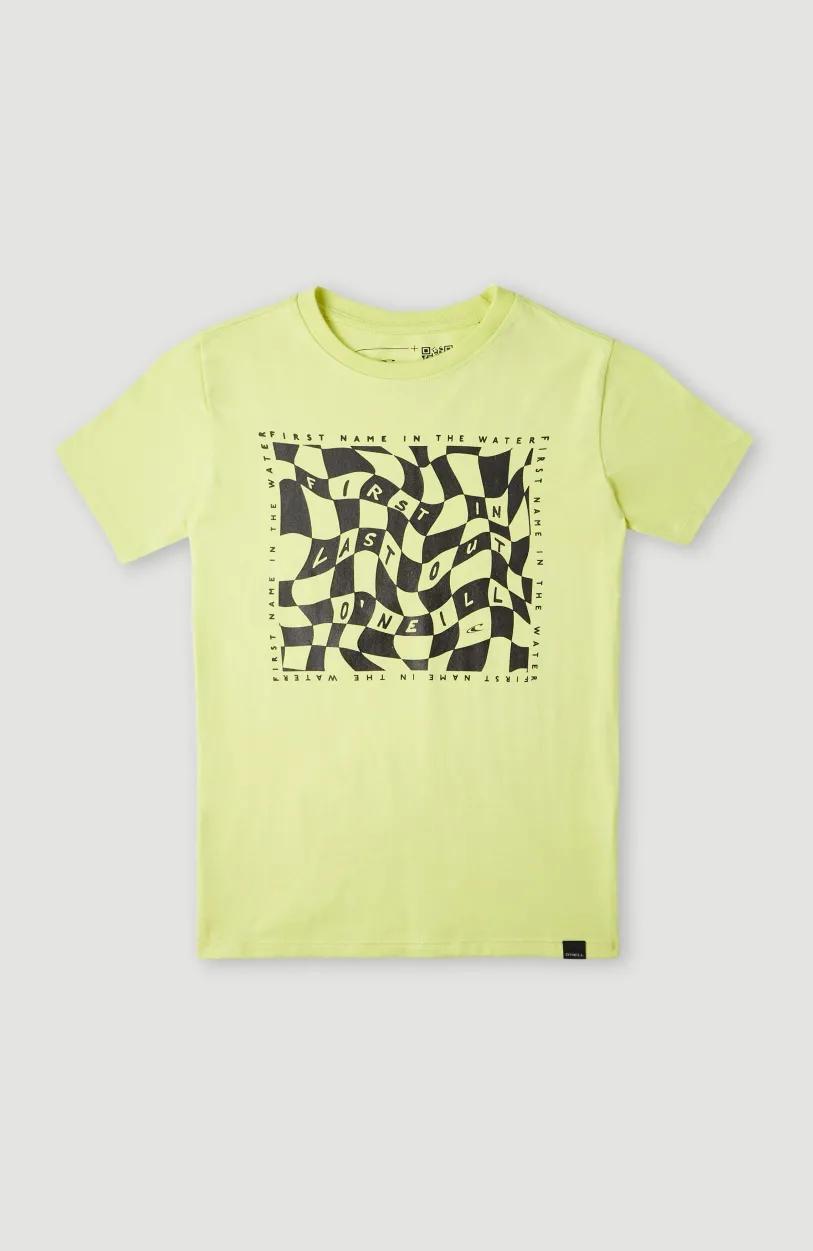 Clearance O’Neill T-shirt Checker | Sunny Lime