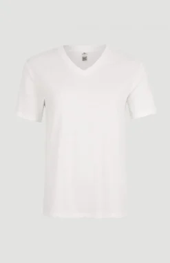 Discount O’Neill T-shirt Essentials Met V-hals | Snow White