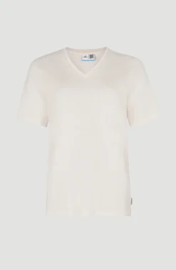 New O’Neill T-shirt Essentials Met V-hals | Peach Whip