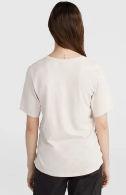 New O’Neill T-shirt Essentials Met V-hals | Peach Whip