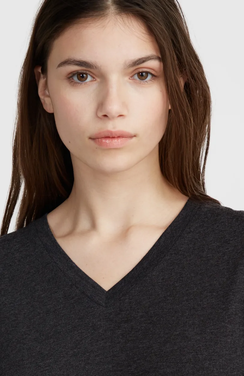 New O’Neill T-shirt Essentials Met V-hals | Black Out
