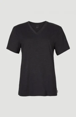New O’Neill T-shirt Essentials Met V-hals | Black Out